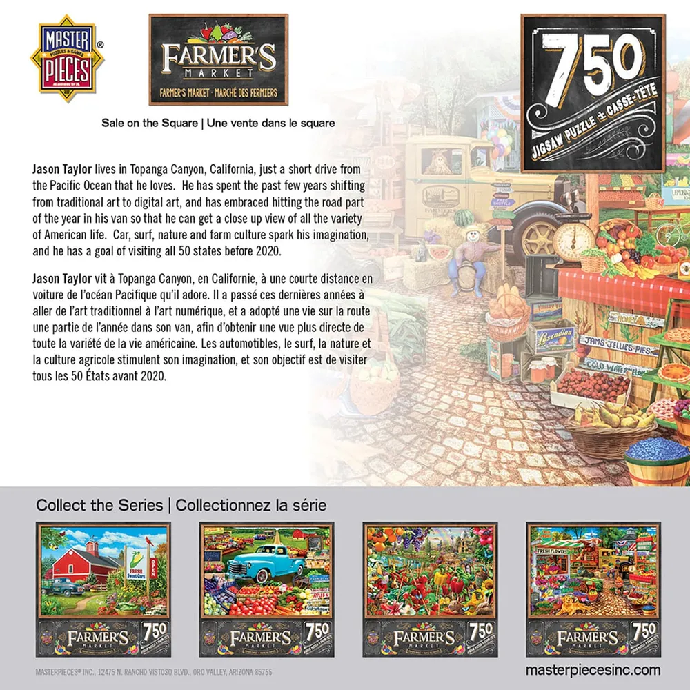 Farmer's Market - Sale on the Square - 750pc Puzzle