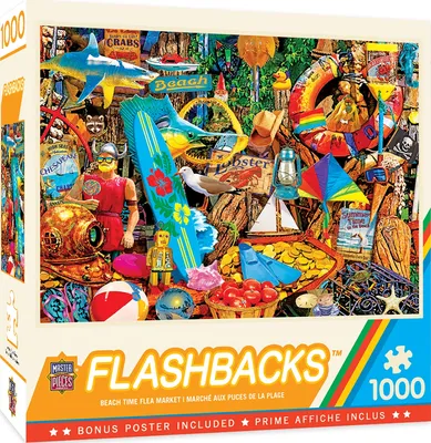 Flashbacks - Beach Time Flea Market - 1000pc EZGrip Puzzle