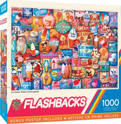 Flashbacks - Ice Cream Treats - 1000pc Puzzle