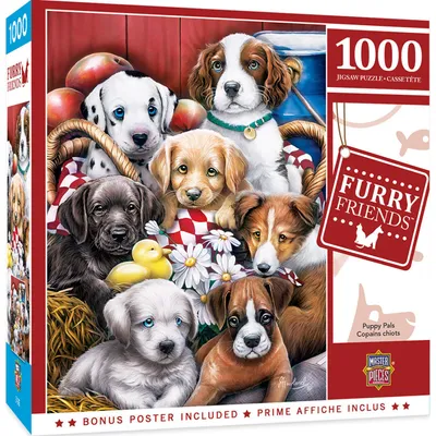 Furry Friends - Puppy Pals - 1000pc Puzzle