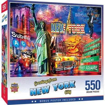 Greetings From - New York City - 550pc Puzzle