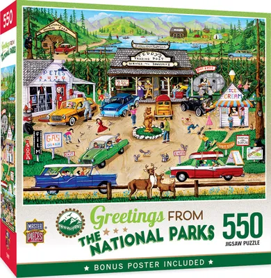 Greetings From - The National Parks - 550pc Puzzle