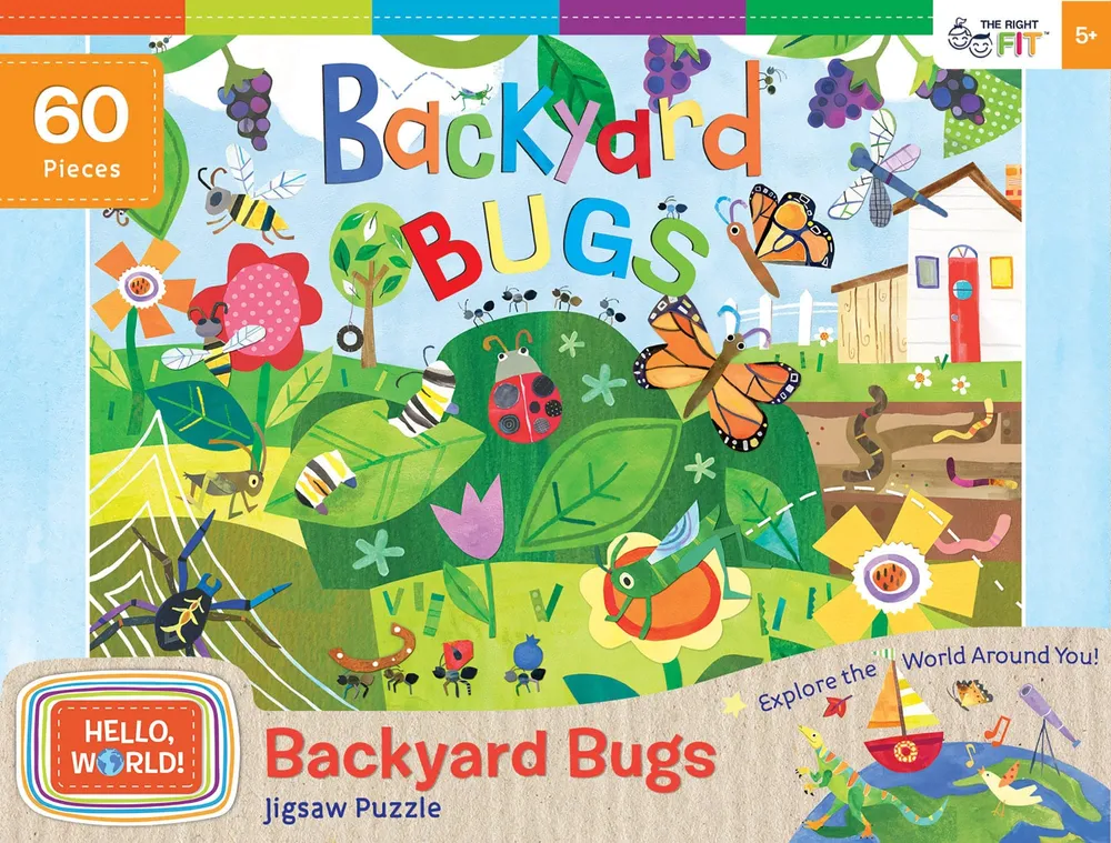 Hello World! - Backyard Bugs - 60pc Puzzle