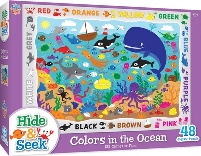 Hide & Seek - Colors in the Ocean - 48pc Puzzle