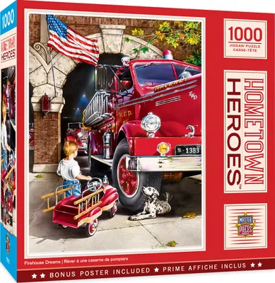 Hometown Heroes - Firehouse Dreams - 1000pc Puzzle