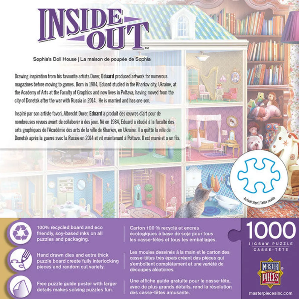 Inside Out - Sophia's Dollhouse - 1000pc Puzzle