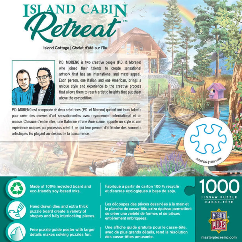 Island Cabin Retreat - Island Cottage - 1000pc Puzzle