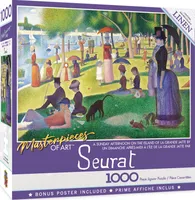 Masterpieces of Art - A Sunday on La Grande Jatte - 1000pc Puzzle