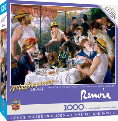 Masterpieces of Art - Luncheon of the Boating Party - 1000pc Puzzle