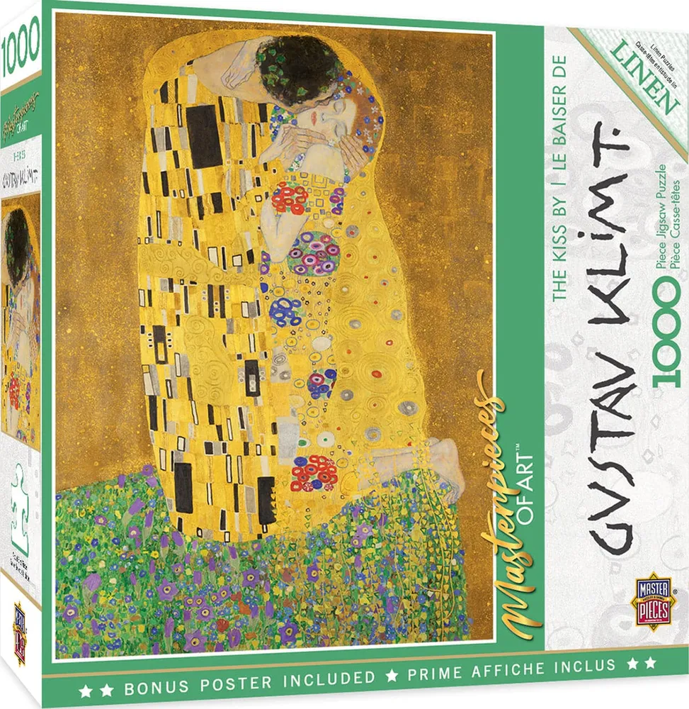Masterpieces of Art - The Kiss - 1000pc Puzzle