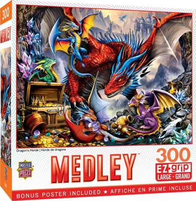 Medley - Dragons Horde - 300pc EzGrip Puzzle