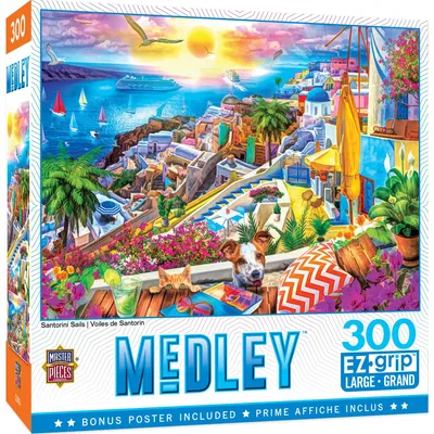 Medley - Santorini Sails - 300pc EzGrip Puzzle