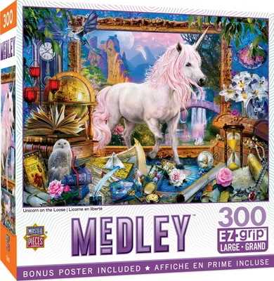 Medley - Unicorns on the Loose - 300pc EzGrip Puzzle