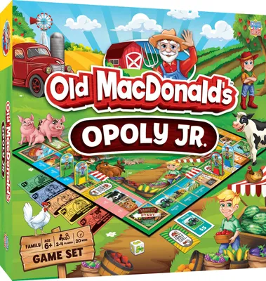 Old MacDonald's Farm Opoly Junior Board Game