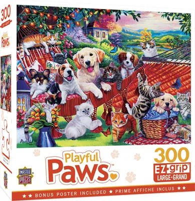 Playful Paws - A Lazy Afternoon -300pc EzGrip Puzzle