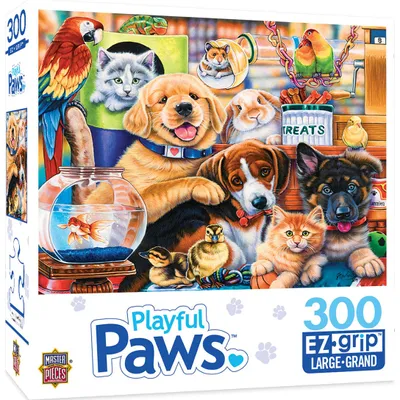 Playful Paws - Home Wanted 300pc EzGrip Puzzle