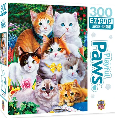 Playful Paws - Puuurfectly Adorable - 300pc EzGrip Puzzle