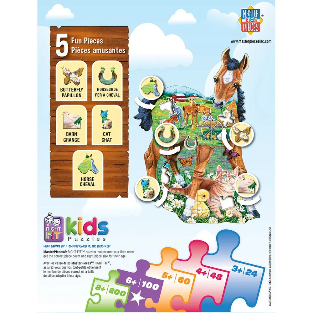 Pony Playtime - 100pc Shaped Puzzle