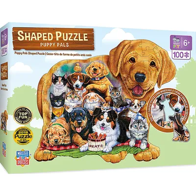 Puppy Pals - 100pc Shaped Puzzle