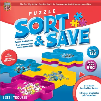 Puzzle Sort & Save - Puzzle Piece Trays