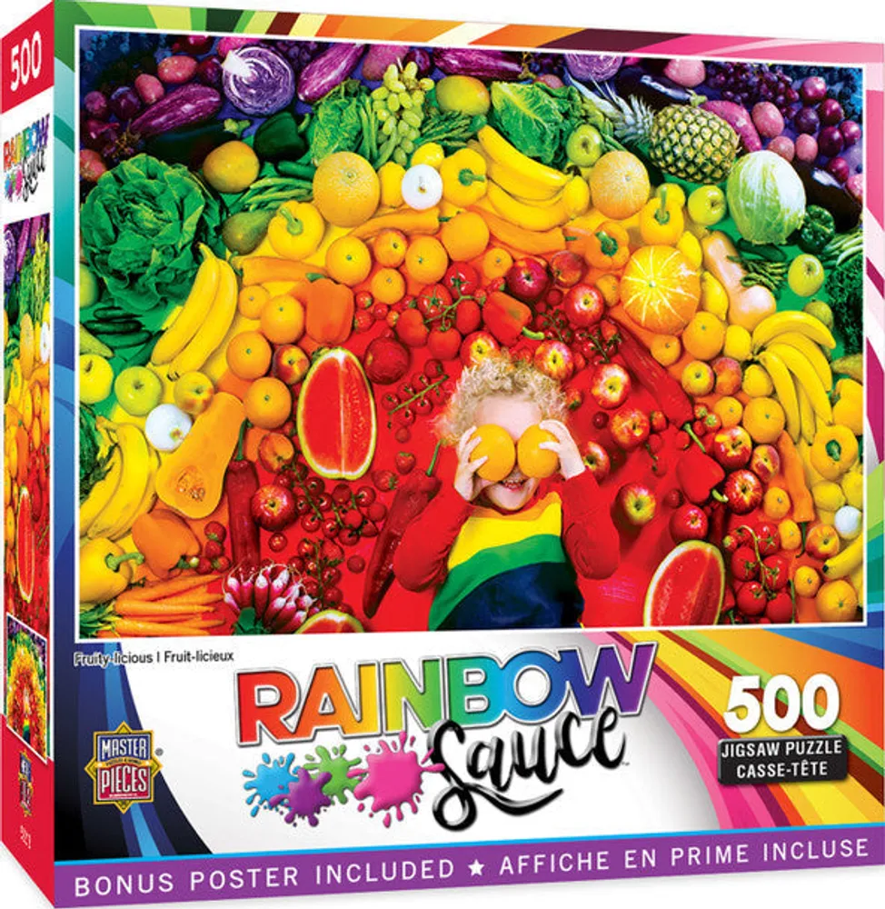Rainbow Sauce - Fruity-licious - 500pc Puzzle