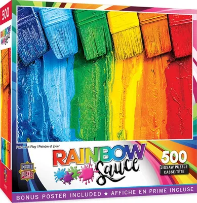Rainbow Sauce - Paint and Play - 500pc Puzzle