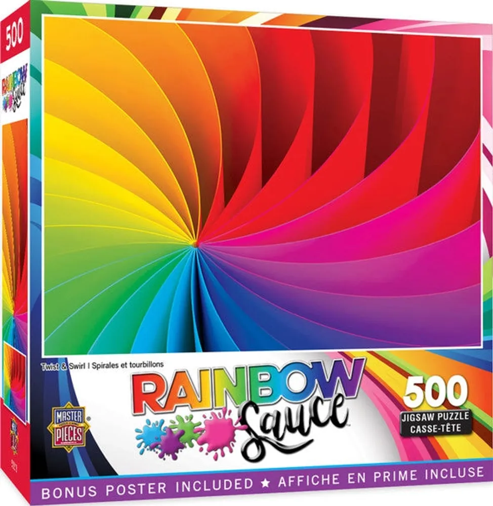 Rainbow Sauce - Twist and Swirl - 500pc Puzzle