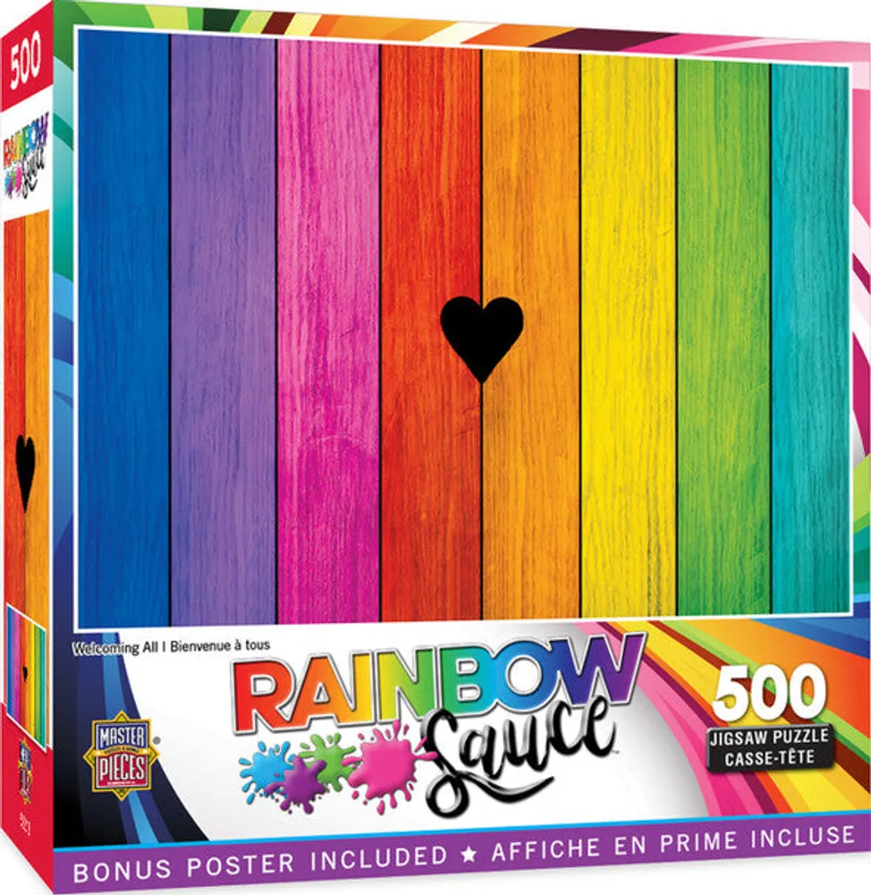 Rainbow Sauce - Welcoming All - 500pc Puzzle