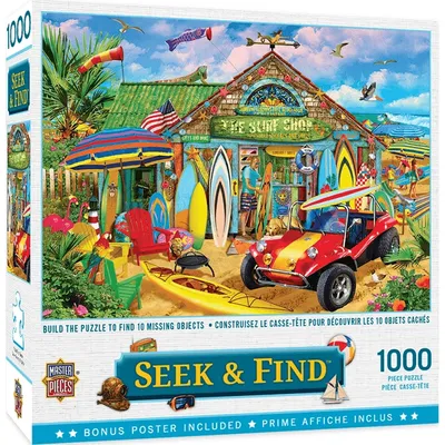 Seek & Find - Beach Time Fun - 1000pc Puzzle