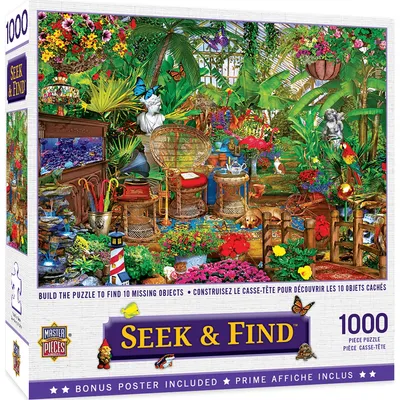 Seek & Find - Garden Hideway - 1000pc Puzzle
