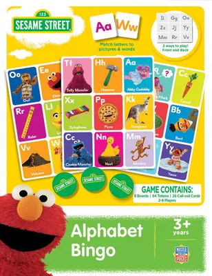 Sesame Street - Alphabet Bingo Game