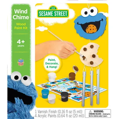 Sesame Street Wind Chime Wood Paint Kit