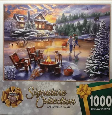Signature Collection Holiday - Evening Skate - 1000pc Puzzle