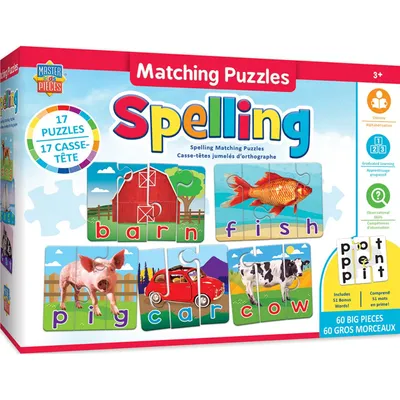 Spelling Matching Puzzle - 60pc Puzzle