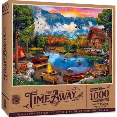 Time Away - Sunset Canoe - 1000pc Puzzle