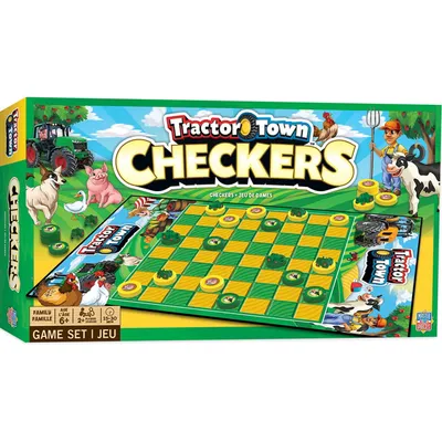 Tractor Town Checkers Board Game