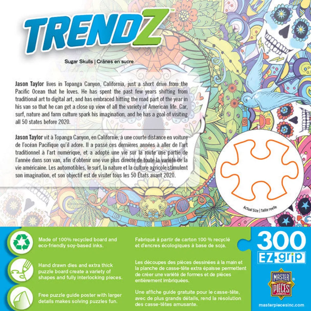 Trendz - Sugar Skulls - 300pc EZGrip Puzzle