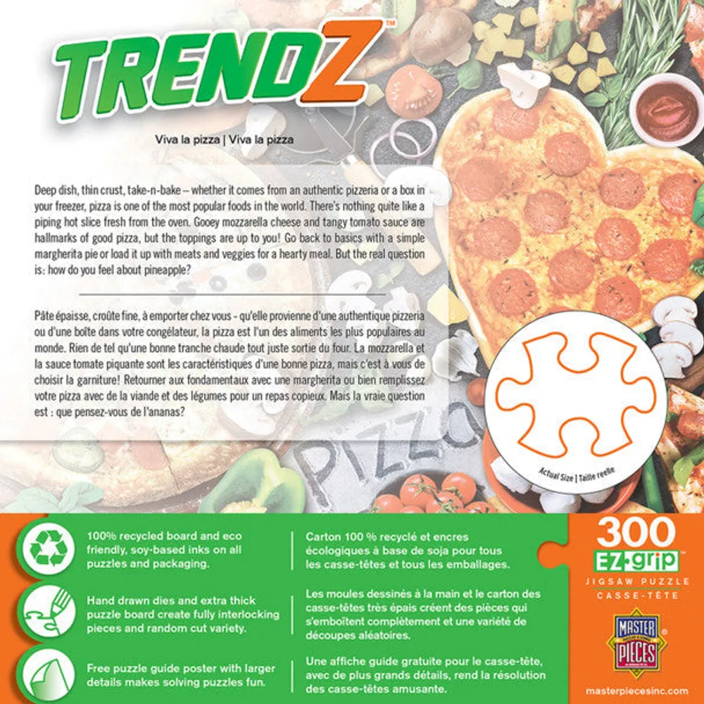 Trendz - Viva la Pizza - 300pc EzGrip Puzzle