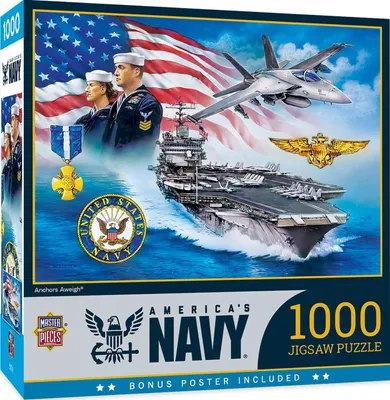 U.S. Navy - Anchors Aweigh - 1000pc Puzzle