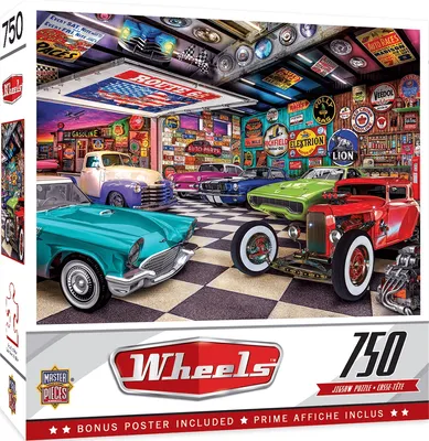 Wheels - Collector's Garage - 750pc Puzzle