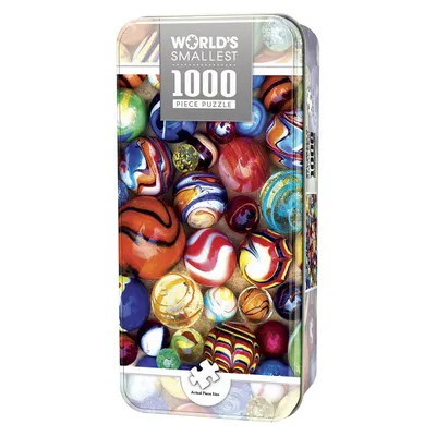 World's Smallest - All My Marbles - 1000pc Puzzle in a Tin
