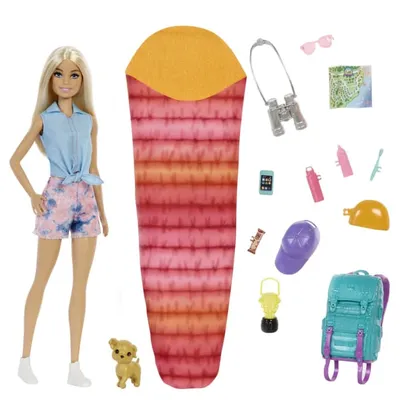 Barbie: Camping "Malibu" Barbie Doll & Accessories
