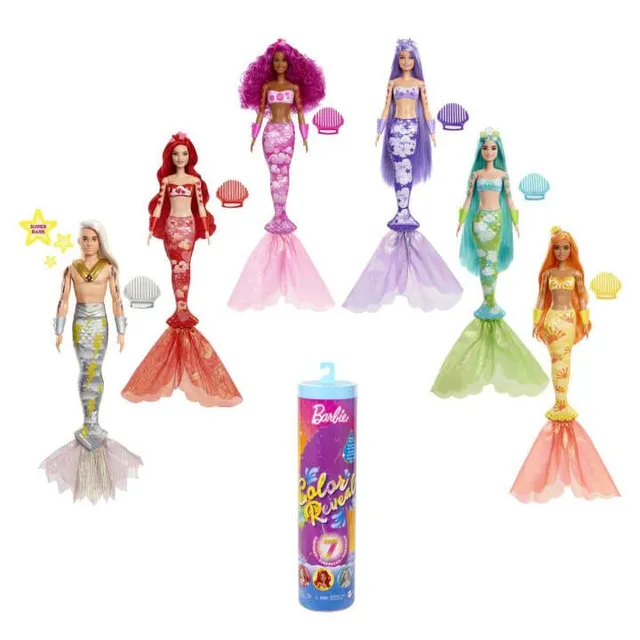 Barbie® Color Reveal™ Doll with 6 Unboxing Surprises, Rainbow Galaxy™  Series with Celestial Sparkle & Color Change​