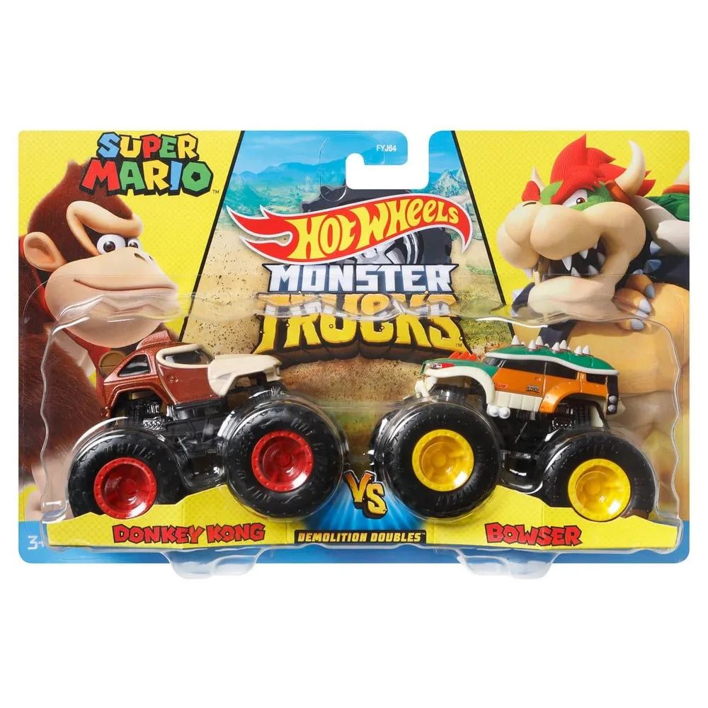 Hot Wheels Monster Trucks Demolition Doubles -  2 Pack - Assorted Styles