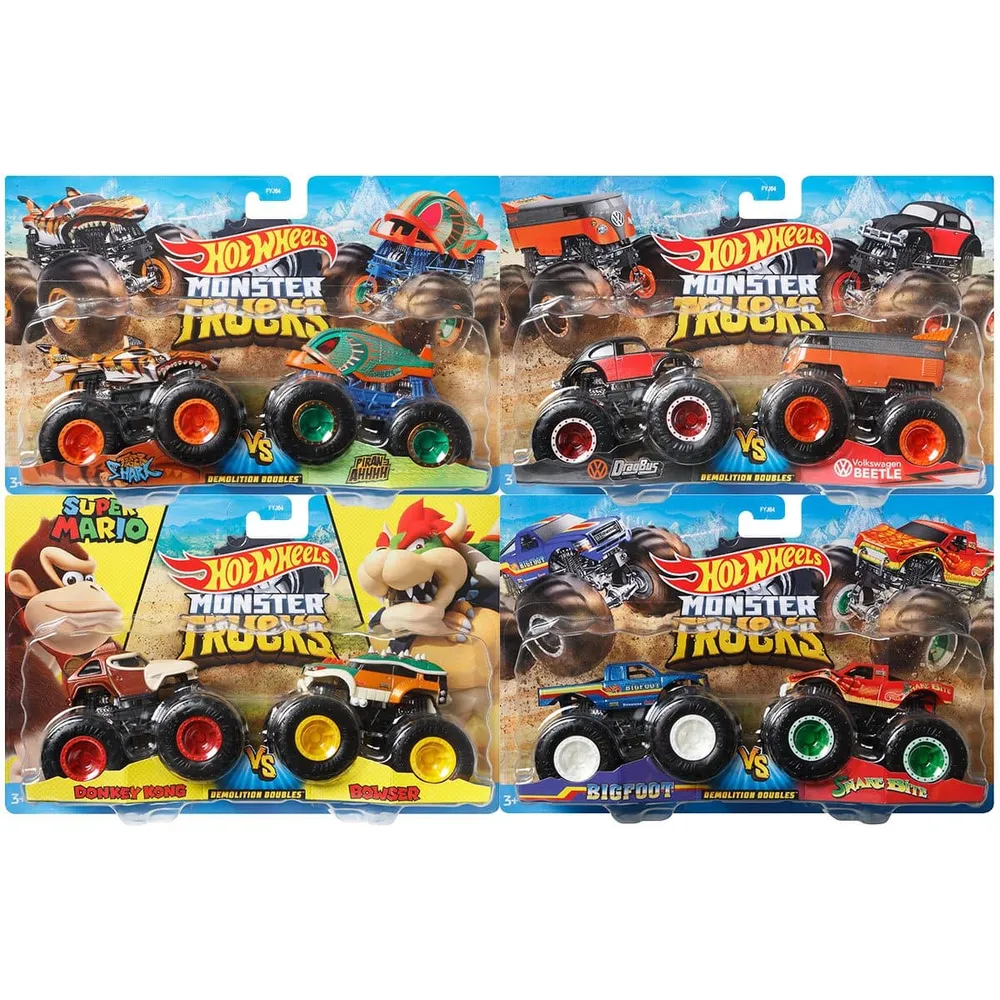 HOT WHEELS HOT WHEELS MONSTER TRUCKS 2 PACK