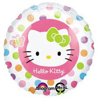 18" Hello Kitty Rainbow Foil Balloon