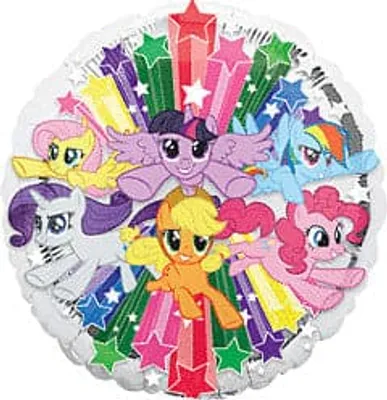 18" My Little Pony Gang Foil Balloon