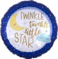 18" Twinkle Little Star Foil Balloon