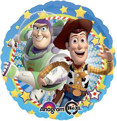 18" Woody and Buzz Foil Balloon