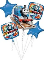 Thomas the Tank Foil Balloon Bouquet 5pc